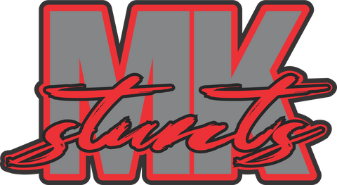 MKstunts Decal - Gray/Red